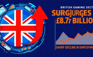 British Gaming Sector Surges to £8.7 Billion as Employment Faces Sharp Decline