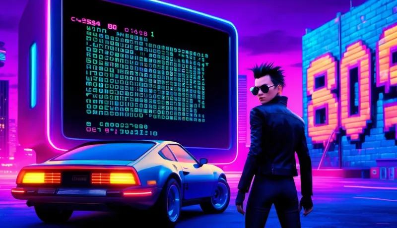 Revving Up the Past: A Prequel to Cybernetic 80s Action Adventures