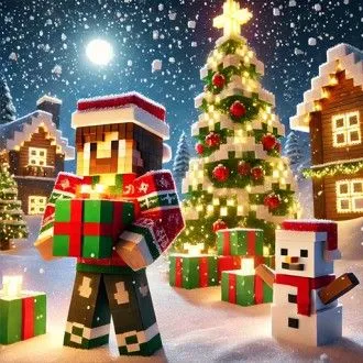 Minecraft Christmas Jigsaw: Festive Pixel Art Fun